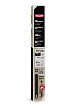Certifié Kit origine Oregon 649557 type forestier avec guide 45cm, chaîne et kit affutage