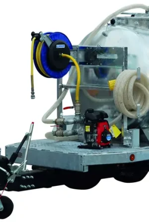 Prix Cassé Citerne à eau roulante 2000L 90km/h 2 essieux flèche articulée Espaces verts PTC 3,5T