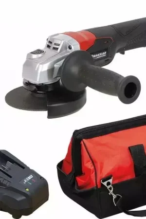 Achat Immédiat Meuleuse d‘angle brushless 20V 125mm, 2 batteries 4 Ah