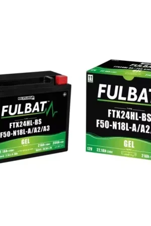 Promotion Saisonnière Batterie gel 20ah type yb50-n18l-a2 / 12n18-3a + a droite Fulbat