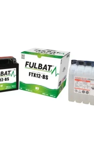 Promotion Batterie type ftx12-bs + a gauche avec pack acide Fulbat