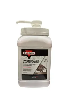Savon orange microbilles avec pompe Diadem 2.8 l Meilleur Choix