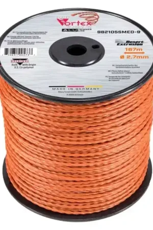 Fil de debroussailleuse ø 2,7 mm 167m alu vortex Vente Flash
