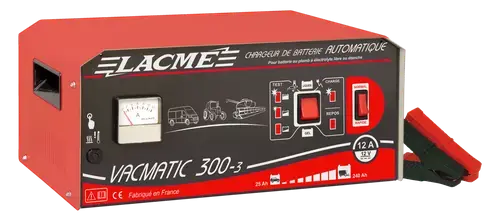 Chargeur de batterie Vacmatic 300-3 Lacmé Satisfait Ou Remboursé