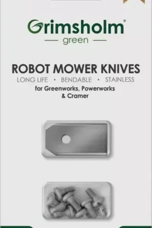 Lame pour robot de tonte greenworks / cramer blister de 9 Vente Directe
