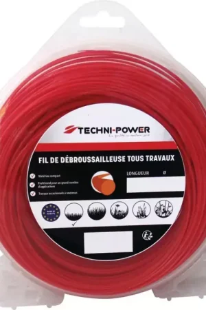 Acheter En Ligne Fil nylon rond ø1,3mm blister de 15m techni-power