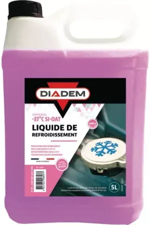 Meilleur Choix Liquide refroidissement si-oat universel -37°c 5l Diadem