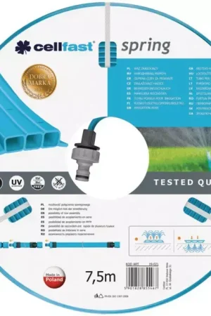 Tuyau d‘irrigation spring 7,5 mètres Cellfast Pas Cher