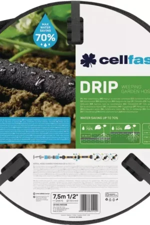 Tuyau d‘ arrosage poreux drip 1/2" 7,5 mètres Cellfast Bon Marché