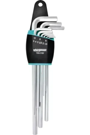 Cles males longues 6 pans jeu de 9 pieces whirlpower Haute Qualité