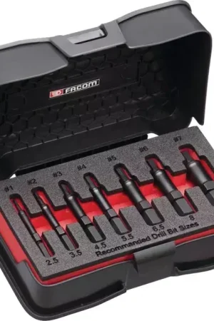 Extracteur de vis et goujons casses jeu de 7 facom Livraison Express