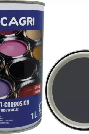 Expédié Aujourd'hui Peinture de finition gris chassis same pot 1l lacagri