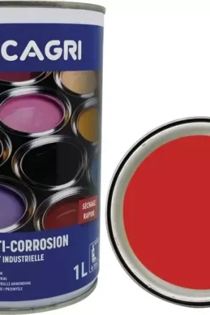 Authentique Peinture de finition rouge monosem ribouleau pot 1l lacagri