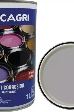 Dernier Modèle Peinture de finition gris pot 1l lacagri
