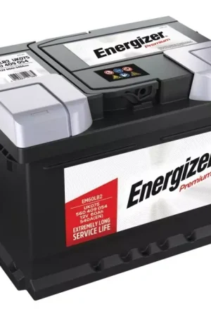 Batterie em60lb2 12v 60ah 540a en + a droite Energizer premium Populaire