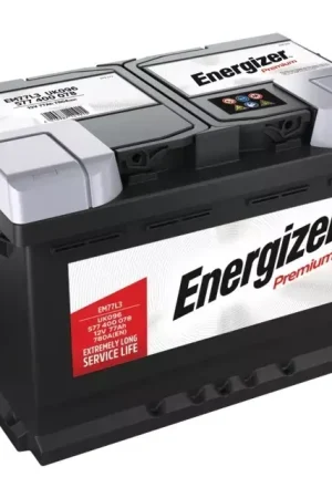 Batterie em77l3 12v 77ah 780a en + a droite Energizer premium Quantité Limitée