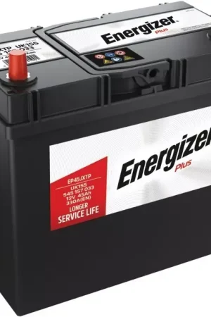Batterie ep45jxtp12v 45ah 330a en + a gauche Energizer plus Dernier Modèle