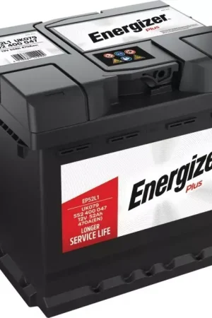 Satisfait Ou Remboursé Batterie ep52l1 12v 52ah 470a en + a droite Energizer plus