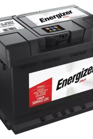 Batterie ep60l2 12v 60ah 540a en + a droite Energizer plus Offre Exclusive
