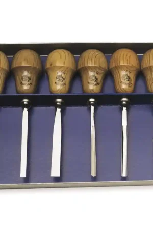 Must-Have Jeu de 6 outils de sculpture manche poire - Kirschen