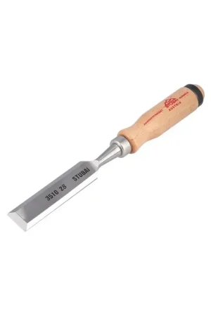 Nouvelle Collection Ciseau à bois Stubai manche en bois - Largeur 28 mm