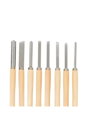 Remise Jeu de 8 ciseaux pour tour à bois 360mm