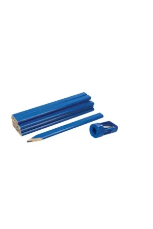 Lot de 12 crayon de menuisier + taille crayon Affaire À Saisir