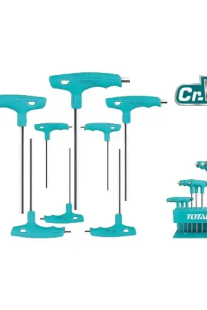 Jeu de 8 clés allen poignée en T Commander Vite