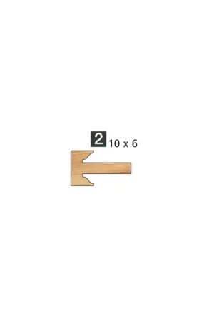 Certifié Jeu de 2 Têtes Talon 10x6