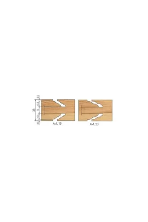 Acheter Direct Porte-outils ELBE contre-profil de porte - Avancement 20mm - Travail dessus - ELPK025030