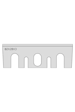 Achetez Aujourd'hui Jeu de 2 fers CARBURE 82x28x3 mm pour rabot HITACHI
