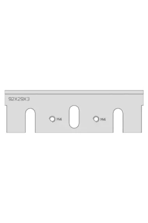 Jeu de 2 fers CARBURE 92x29x3 mm pour rabot RYOBI TOWA L120N Petit Prix