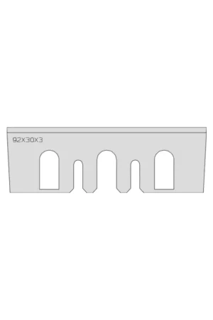 Achat Immédiat Jeu de 2 fers HSS 92x30x3 mm pour rabot électroportatif HITACHI