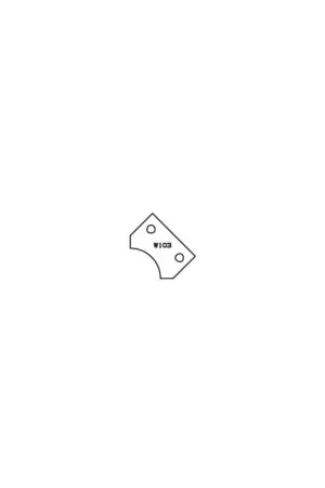 Acheter Direct Plaquettes 1/4 de rond rayon 15mm - ELBE W103 (lot de 6)