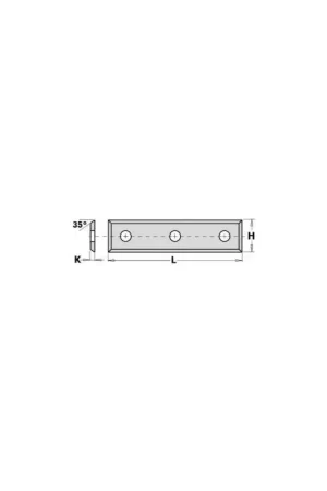 Bon Plan Boite de 10 plaquettes carbure 50 x 9 x 1,5 - 4 coupes