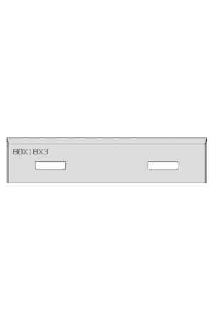 Expédié Aujourd'hui Jeu de 2 fers HSS 80x18x3 mm pour rabot HAFFNER