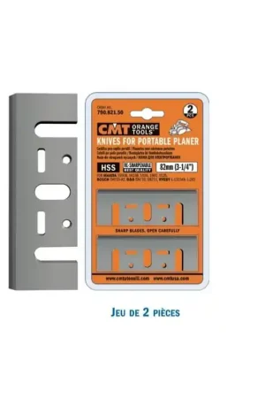 Commande En Gros Jeu de 2 fers CARBURE 82x29x3 mm pour rabot électroportatif MAKITA