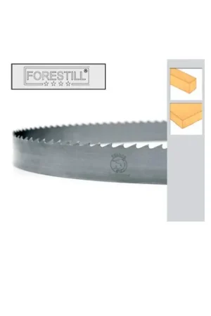 Authentique Lame de scie à ruban BOIS longueur 2630 x 20 x 0.5 x pas de 8 mm - La Forezienne