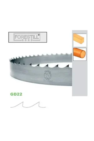 Top Vente Lame de scie à ruban Mobile 2760 x 25 x Pas de la denture 22 mm - La Forezienne