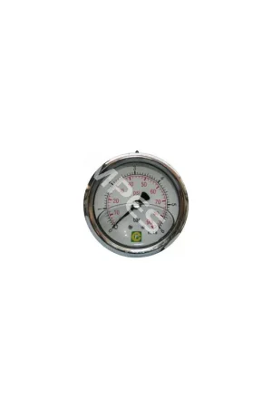 Vente Flash Manomètre axial Ø63 inox à glycérine