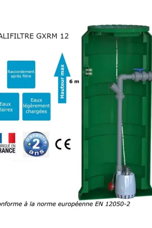 Retour Gratuit Station de relevage eaux claires ou légèrement chargées - CALIFILTRE