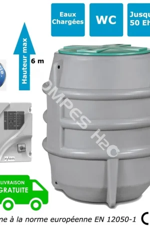 Offre Spéciale Station de relevage 2 pompes FLYGT MICRO 10/1300 DXV
