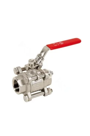 Vanne sphérique 3 pièces inox 316 F/F PN63 Jusqu'à Épuisement Des Stocks