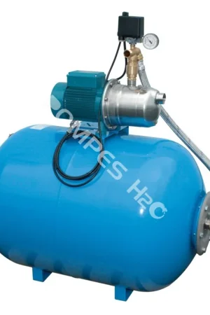 Surpresseur horizontal 300 L avec pompe 1.50 Kw Expédié Aujourd'hui