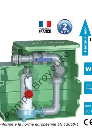 Station de relevage CAL230 GQGM pompe broyeuse Meilleur Prix