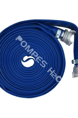 Tuyau plat PVC DN150 raccord Guillemin Alu - PS 4 BAR Satisfait Ou Remboursé