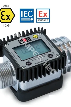 Compteur litre essence PIUSI K24 ATEX (7 - 120 l/min) Prix Réduit