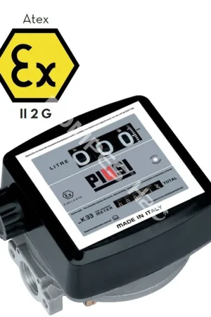 Compteur litre essence PIUSI K33 ATEX (20 - 120 l/min) Dernière Chance