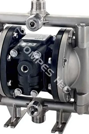 Authentique Pompe pneumatique à double membrane Ex Alu Lutz