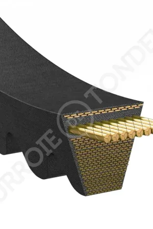 Usine Directe Courroie trapézoïdale crantée AVX13x1750La ou 3A1750 AVX13X1750-OPTIBELT